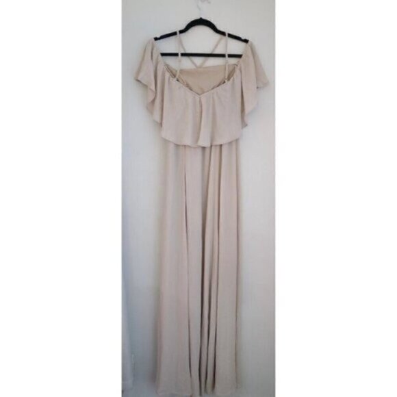 NWT Show Me Your Mumu Ruffle Maxi Dress Size Small Boho - Picture 7 of 10